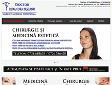 Tablet Screenshot of drruxandrapascanu.ro